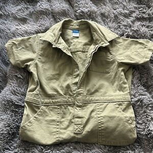Old Navy 18-25 months Olive Green Cargo Jumpsuits Boys